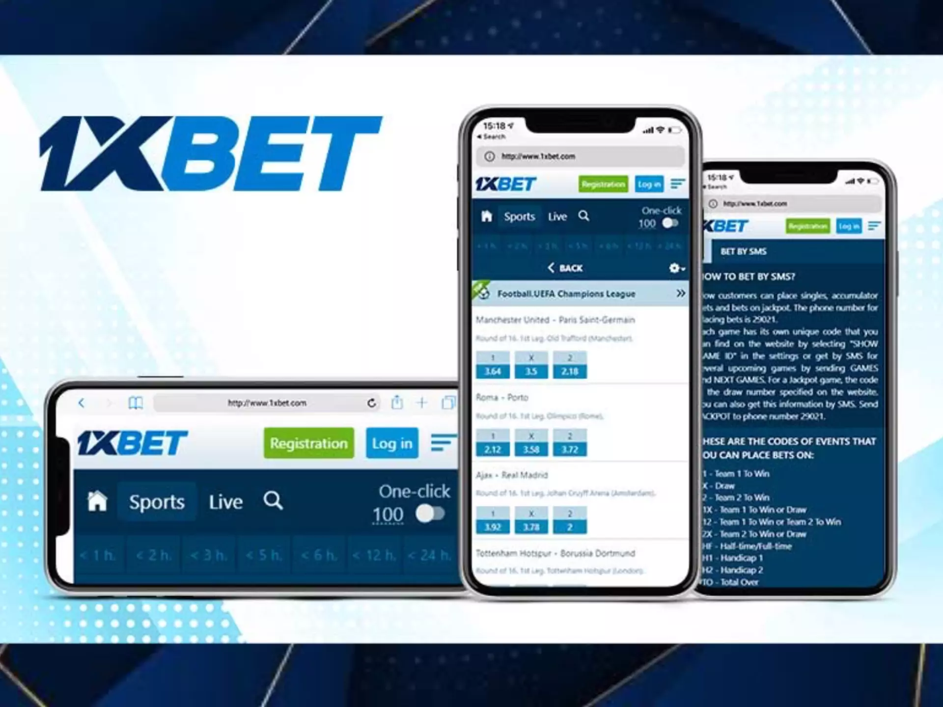 आप अपने मोबाइल फोन पर 1xBet का एक वेब संस्करण संचालित कर सकते हैं और इसके माध्यम से शर्त लगा सकते हैं।