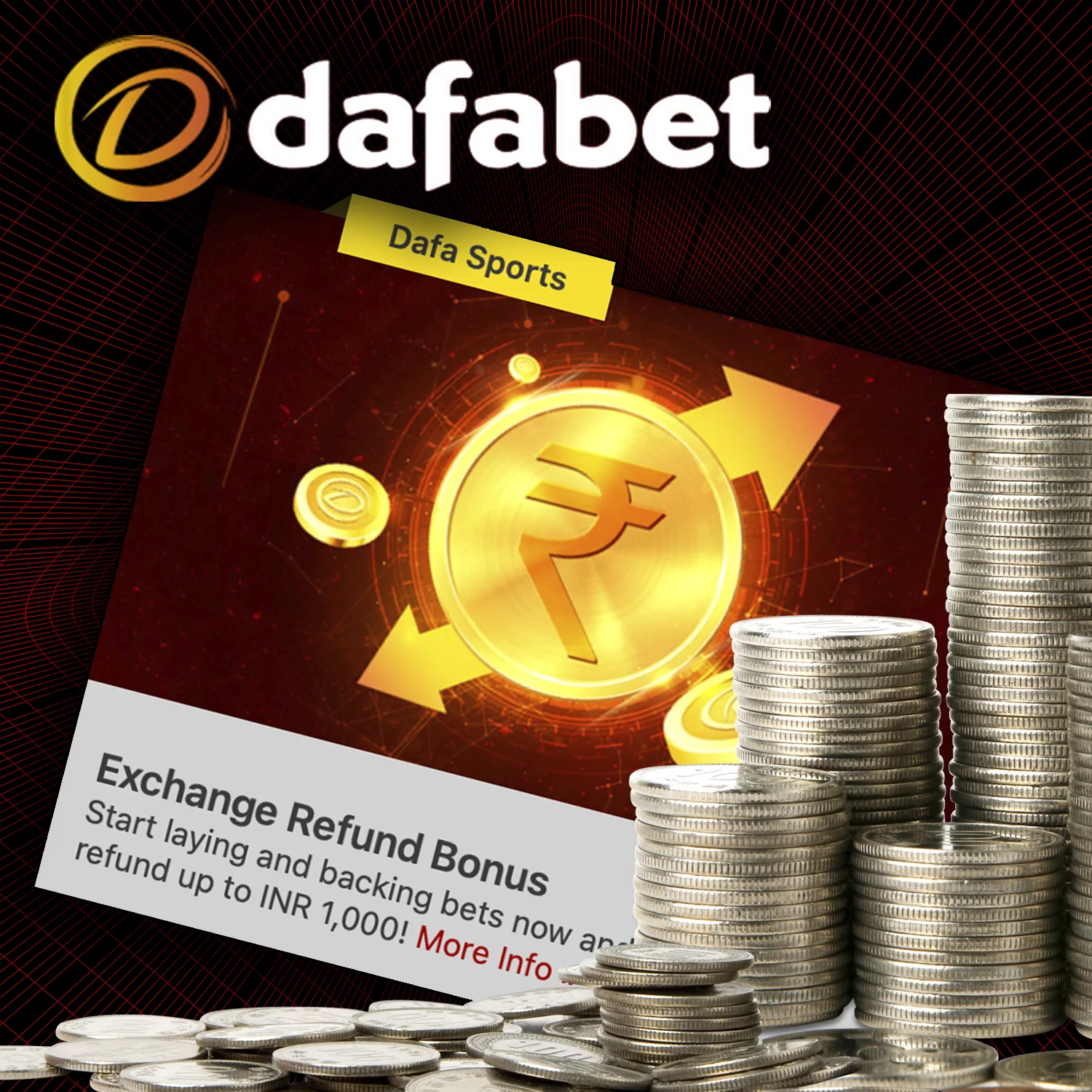 FUN88 offers refunds of up to INR 1,000.