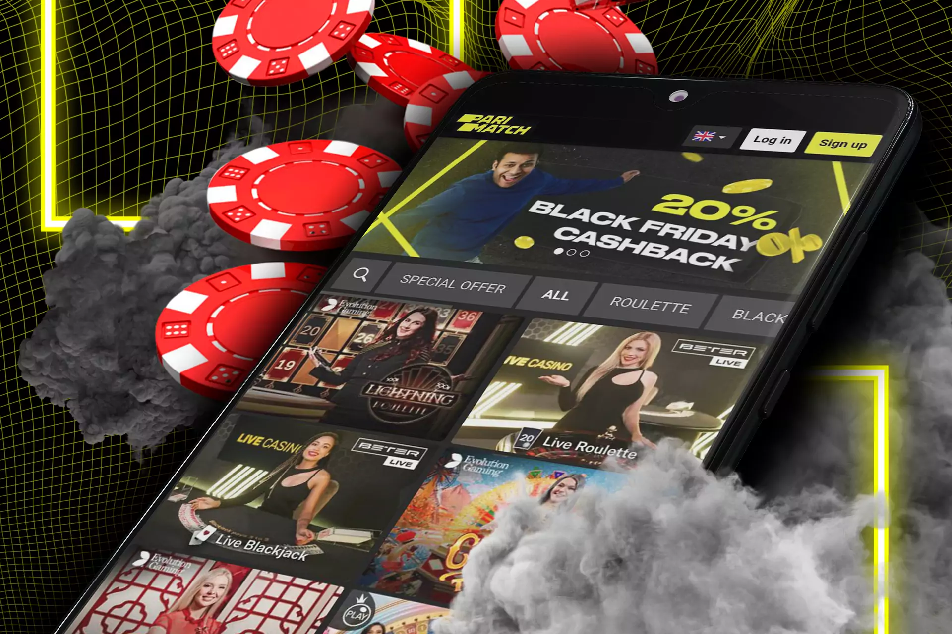 You can download the FUN88 app for your Android device to be able to play casino games from anywhere.