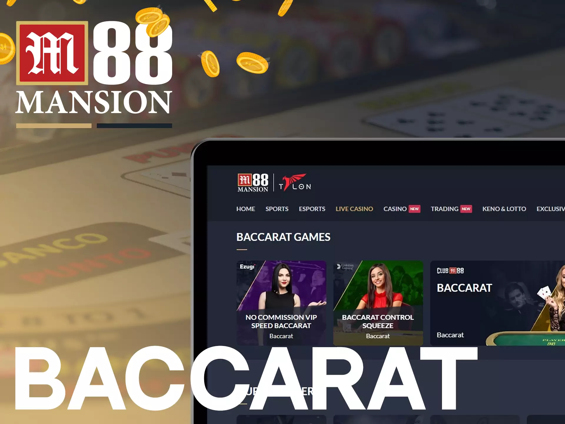 Baccarat is a traditional card game highly presented on the FUN88 site.