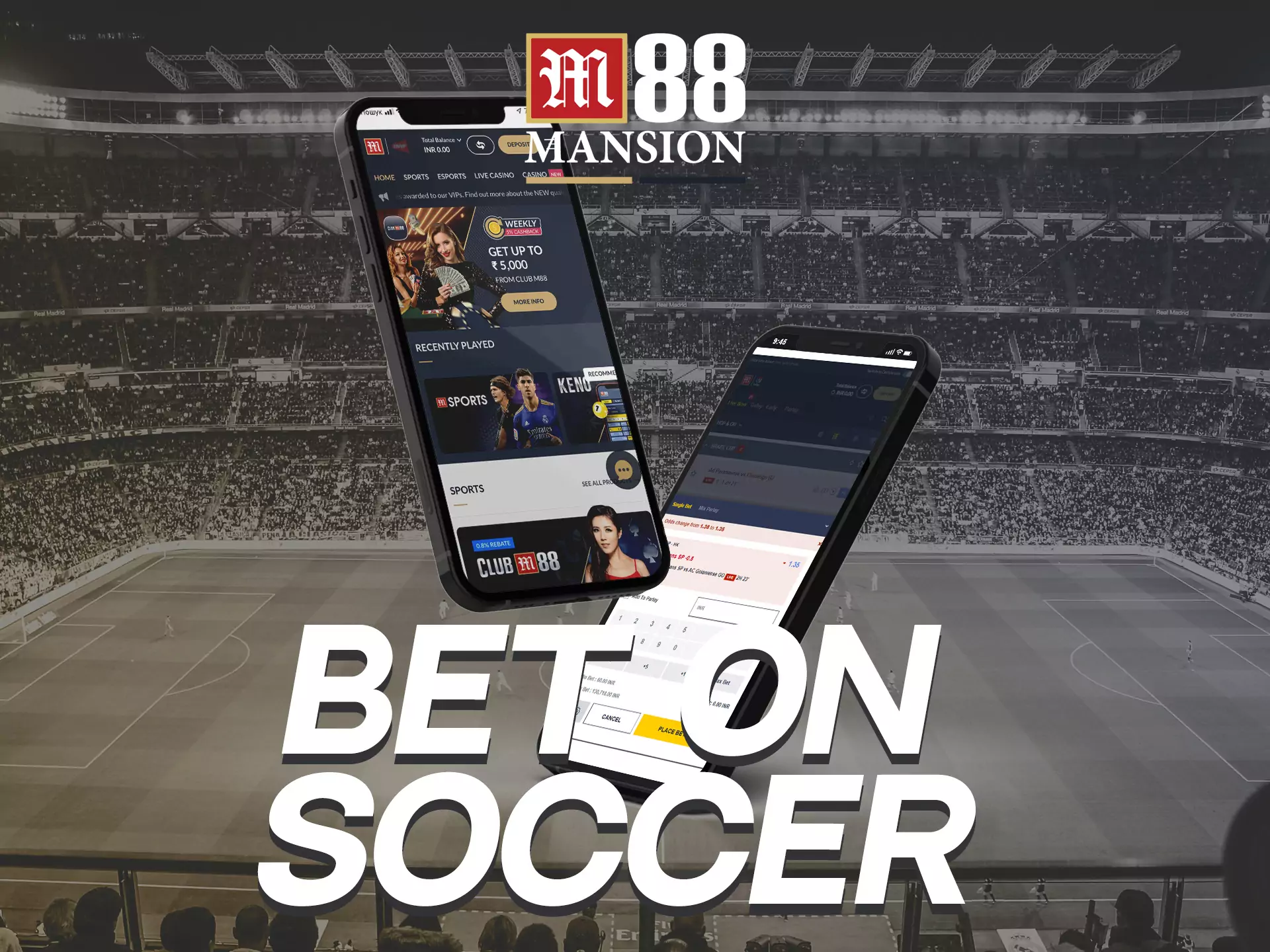 Football, or soccer, is highly presented in the FUN88 sportsbook.