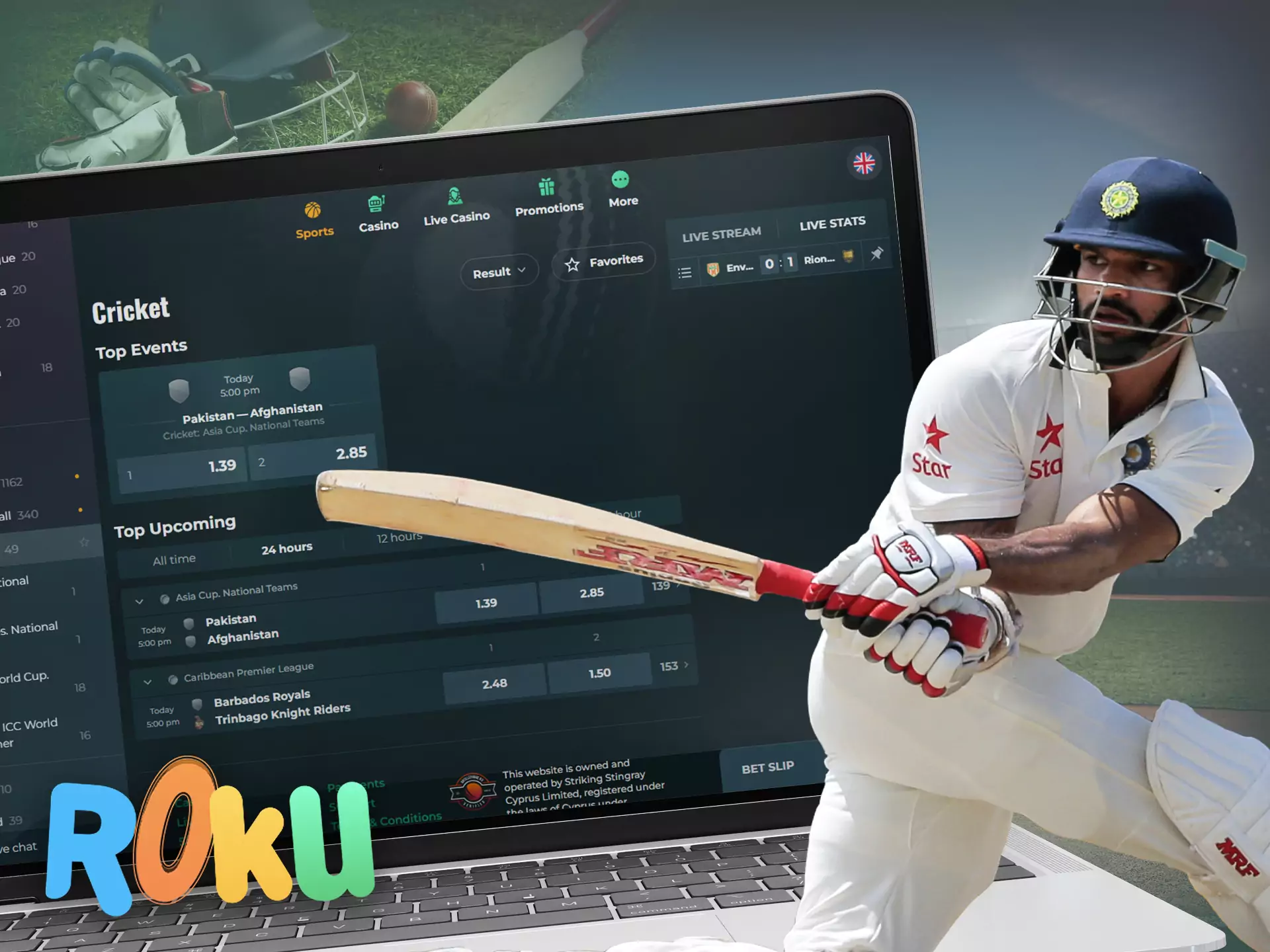 Cricket fans regularly visit the FUN88 website because of the high odds.