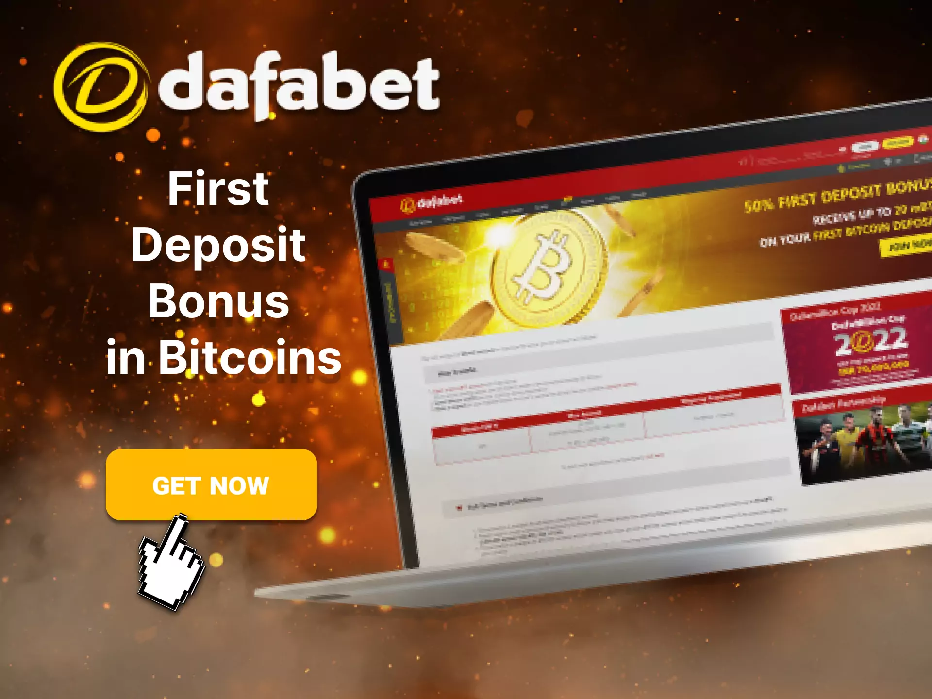 In FUN88, make your first deposit with bitcoins and get a special bonus.