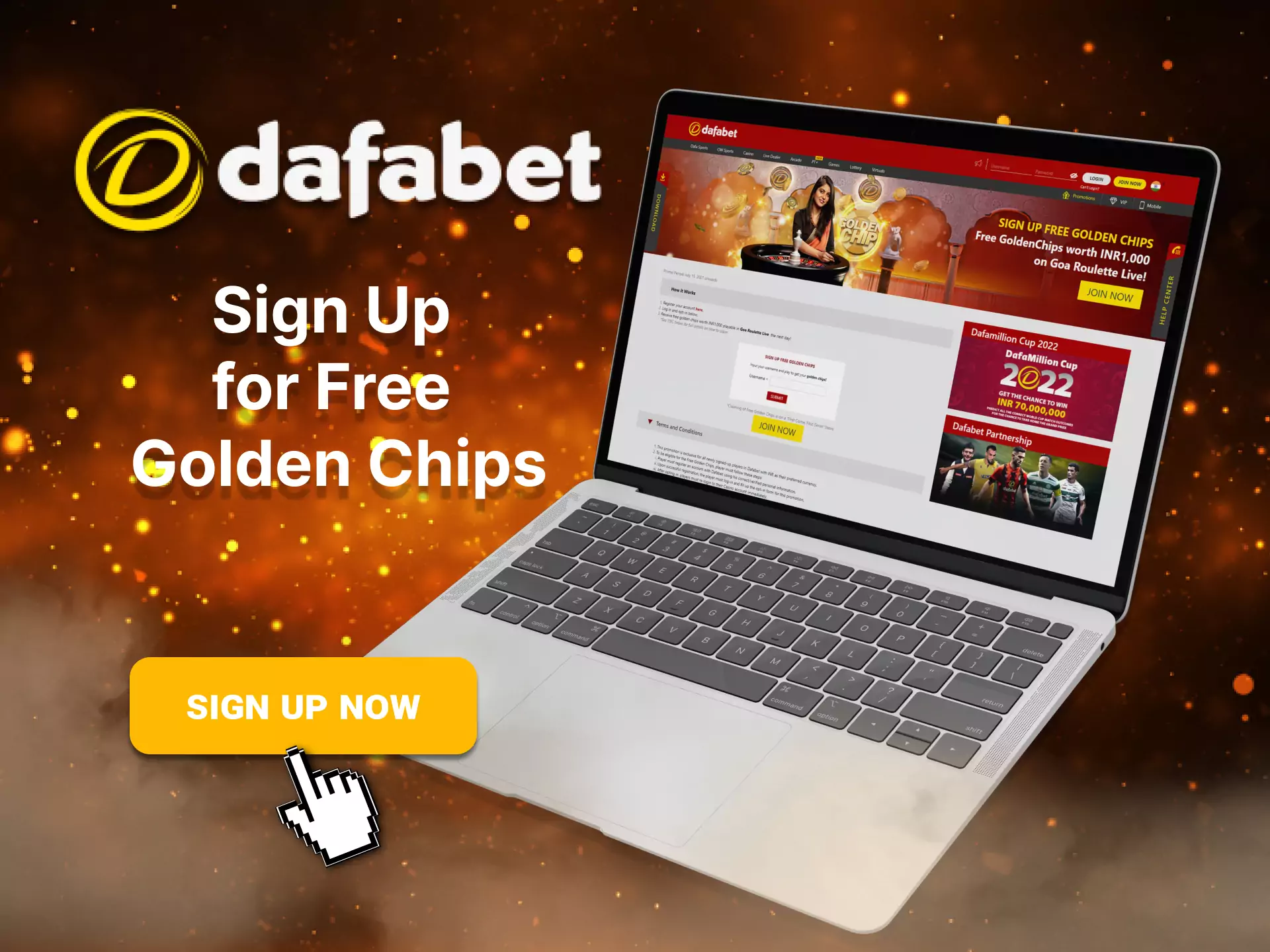 Sign up and get a Golden Chips bonus at FUN88.