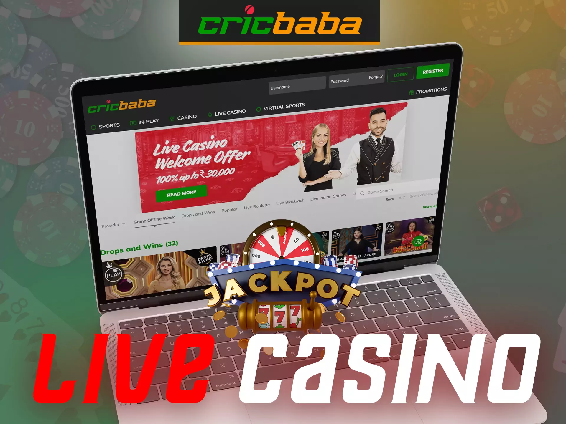 Play live casino Fun88, choose your favorite game.