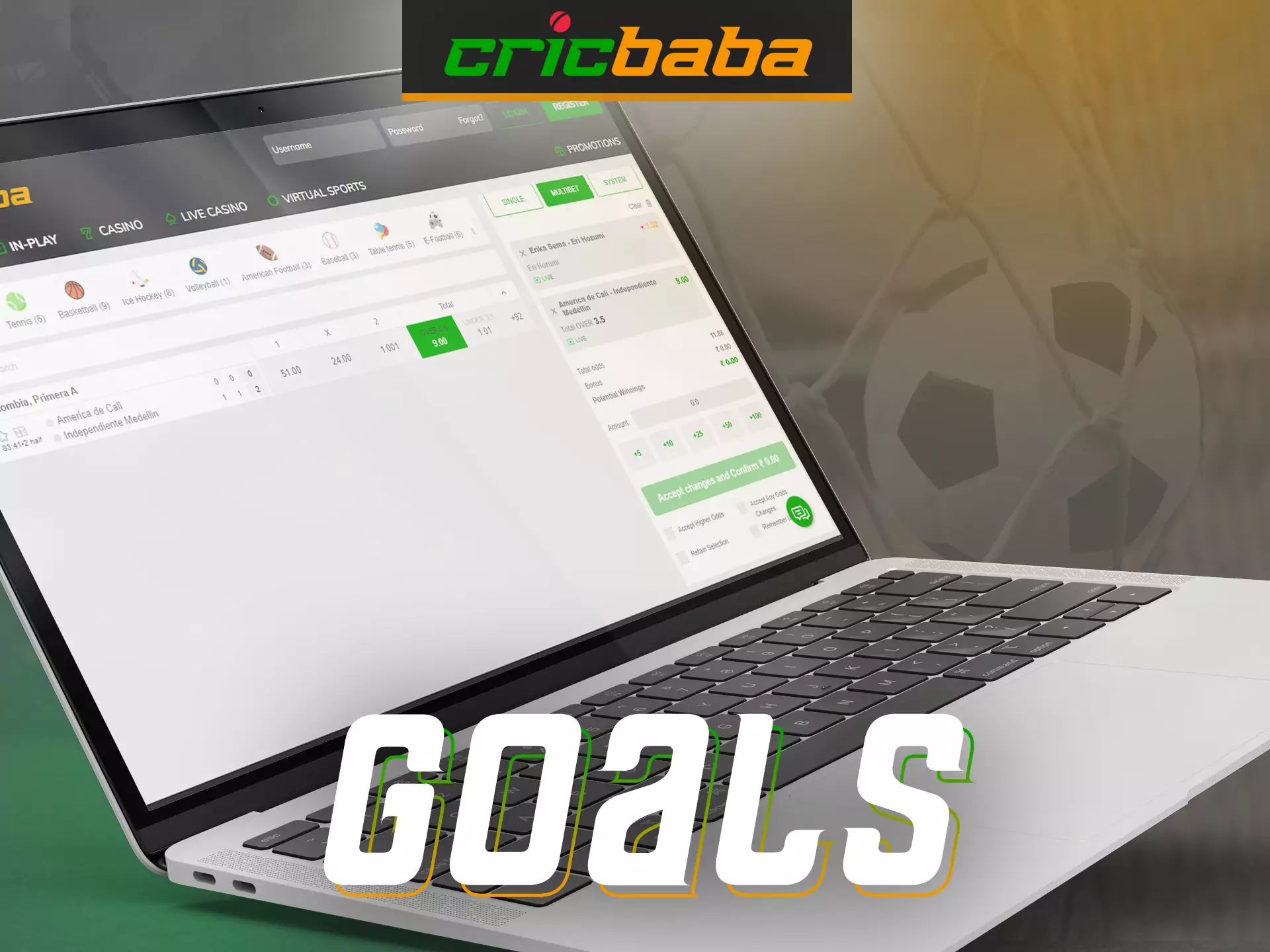 Try one of the options for betting on Fun88, on a goal, for example in football.