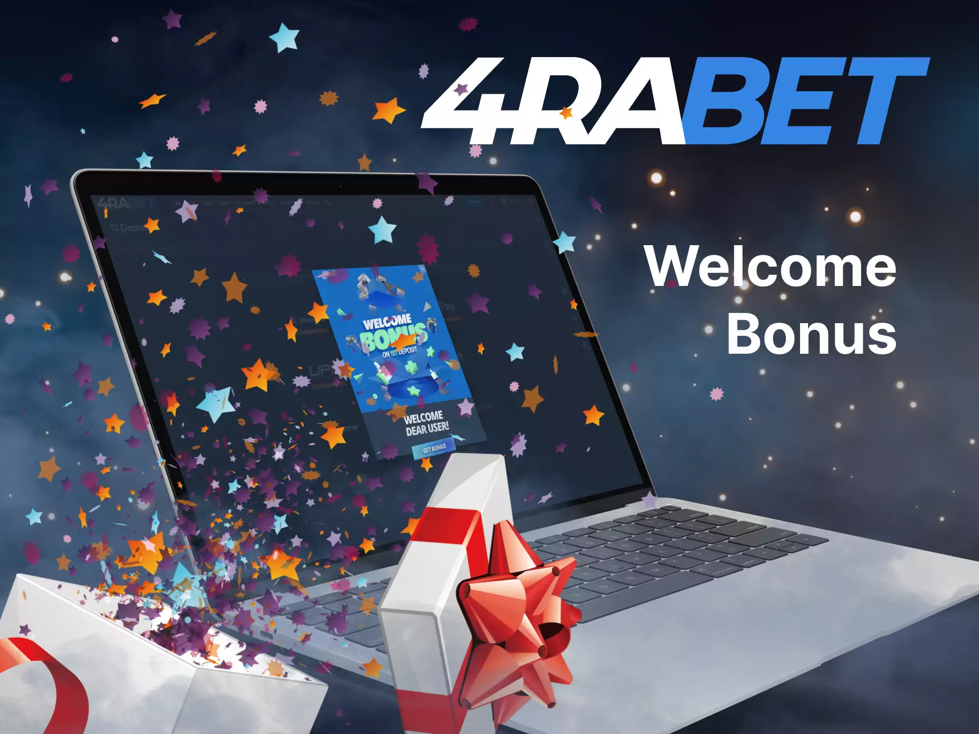 Get a special welcome bonus from 4rabet and use all the benefits to the maximum.