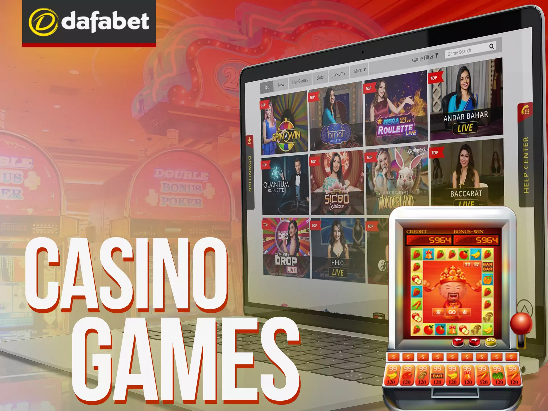 Play a variety of casino games at FUN88.