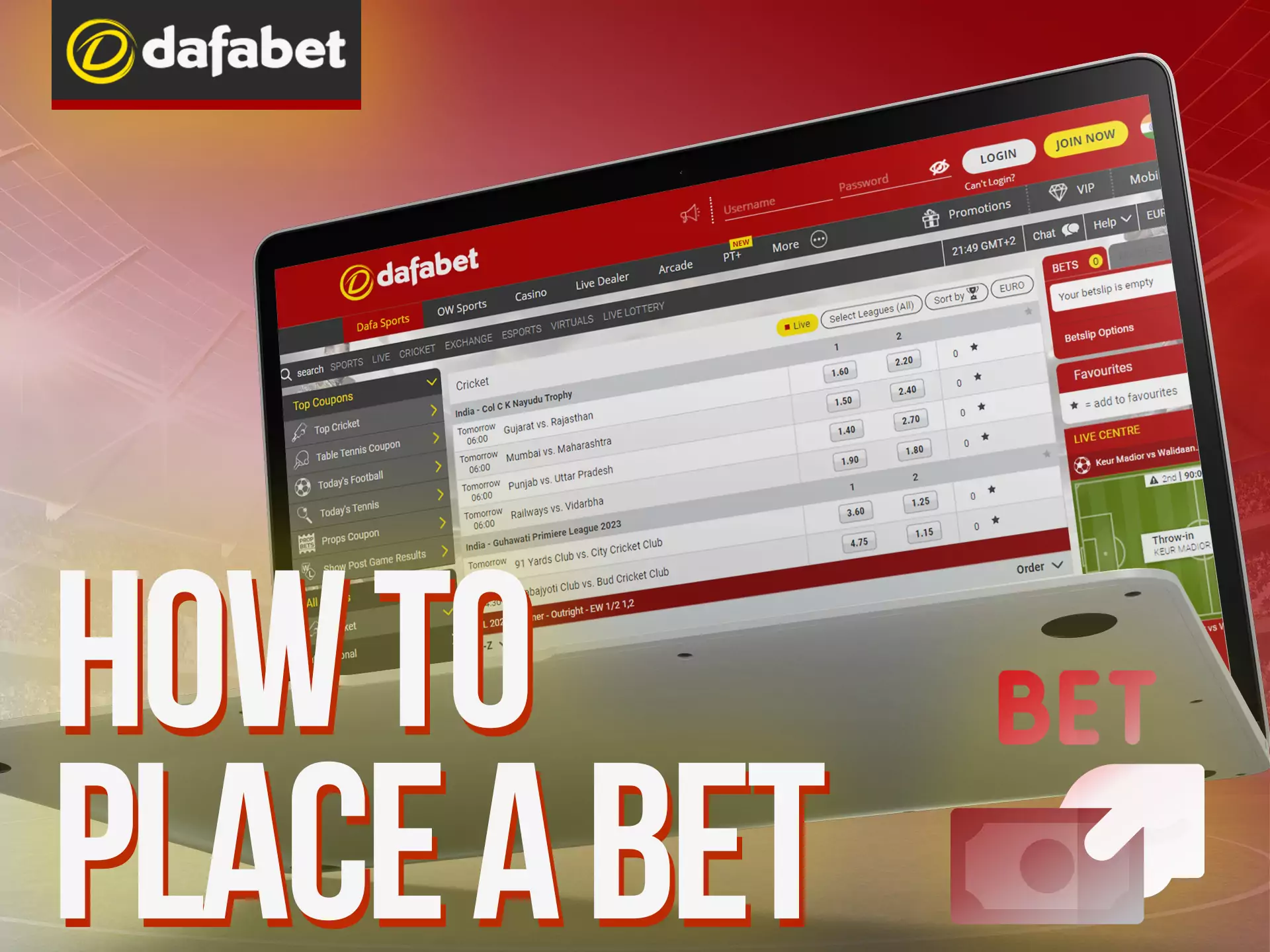 With these simple instructions, learn how easy it is to bet on FUN88.