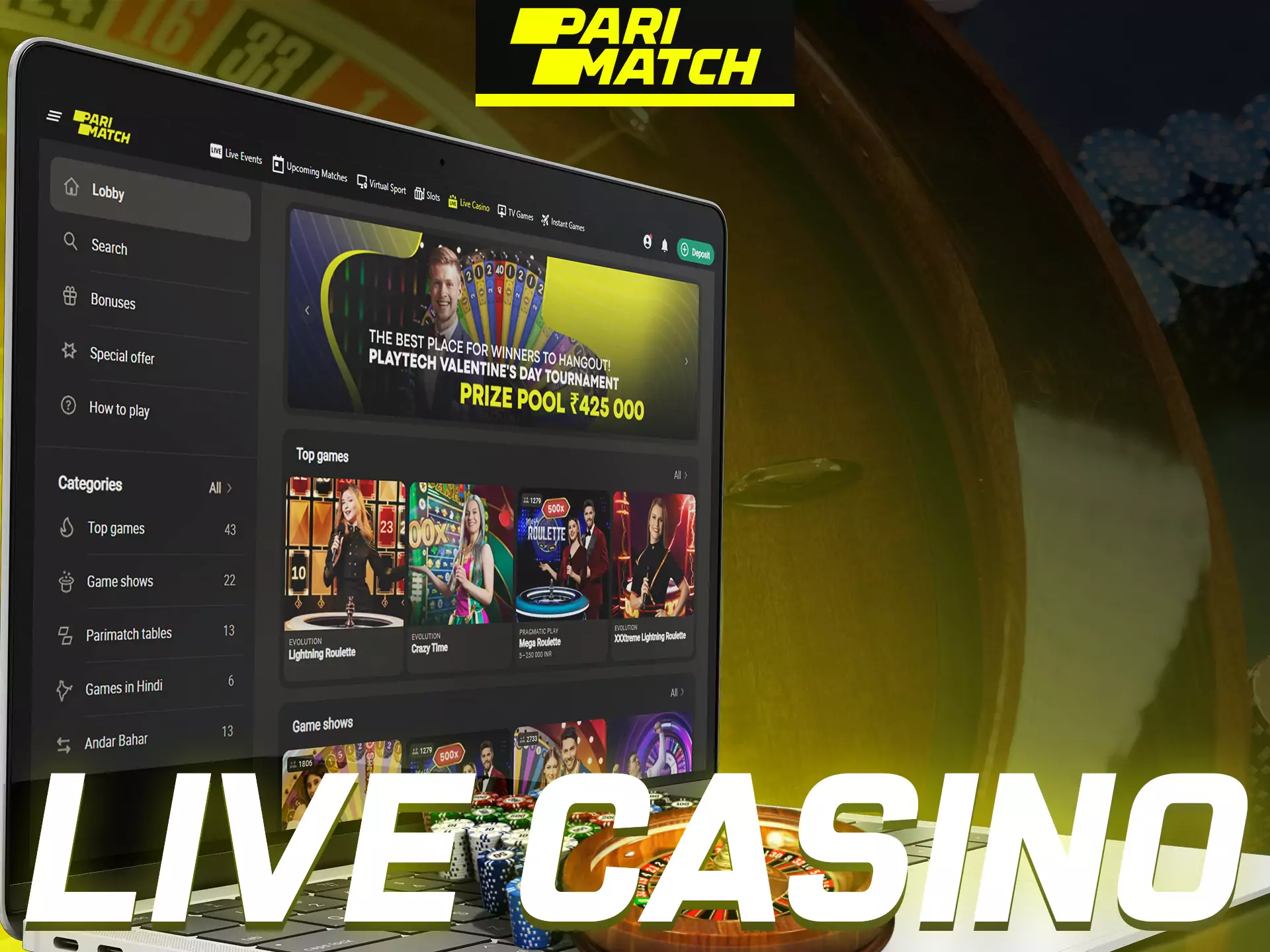 Play live casino games with real people at FUN88.