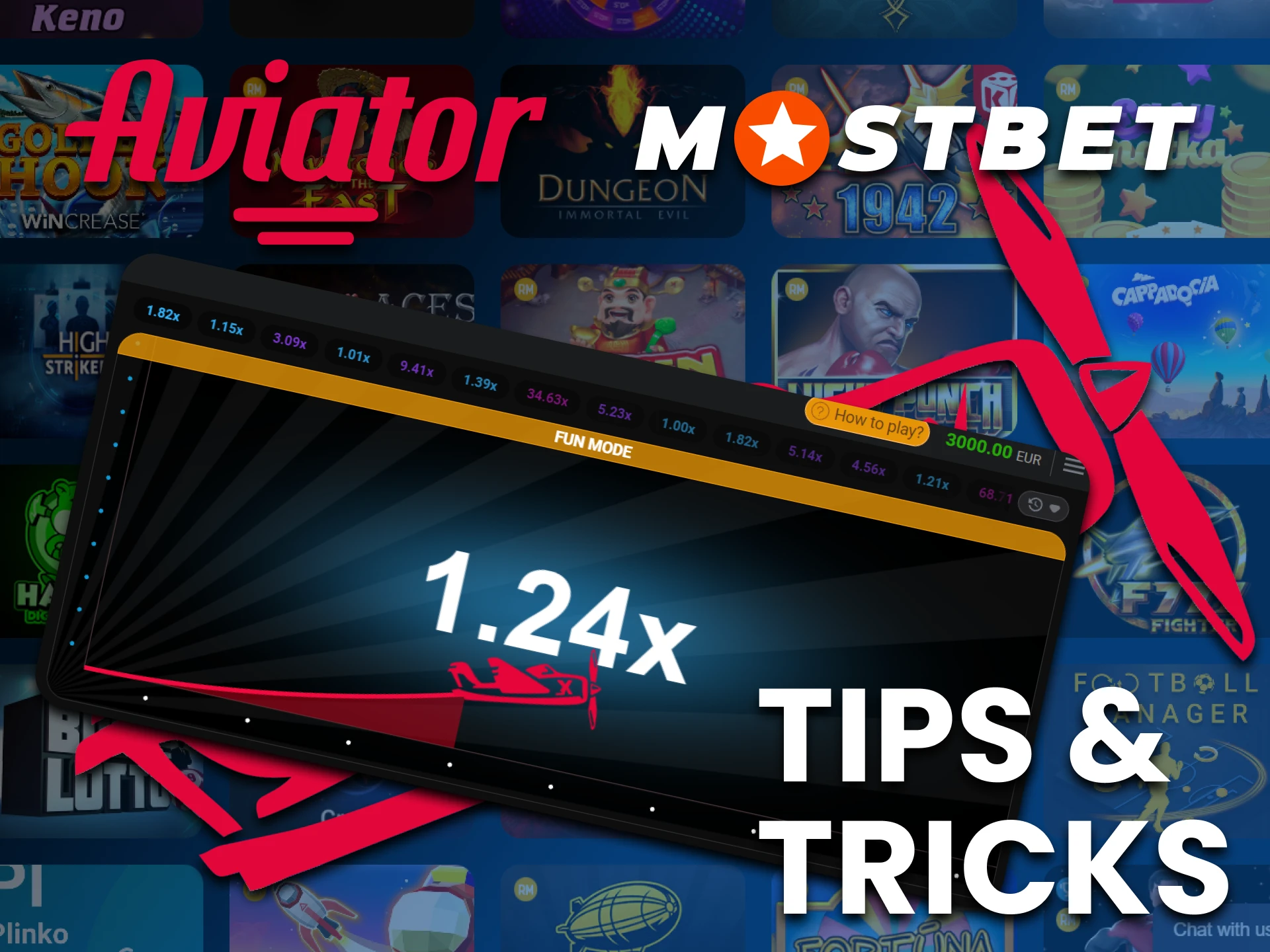 Follow the tips to increase your profit from playing Aviator on FUN88.