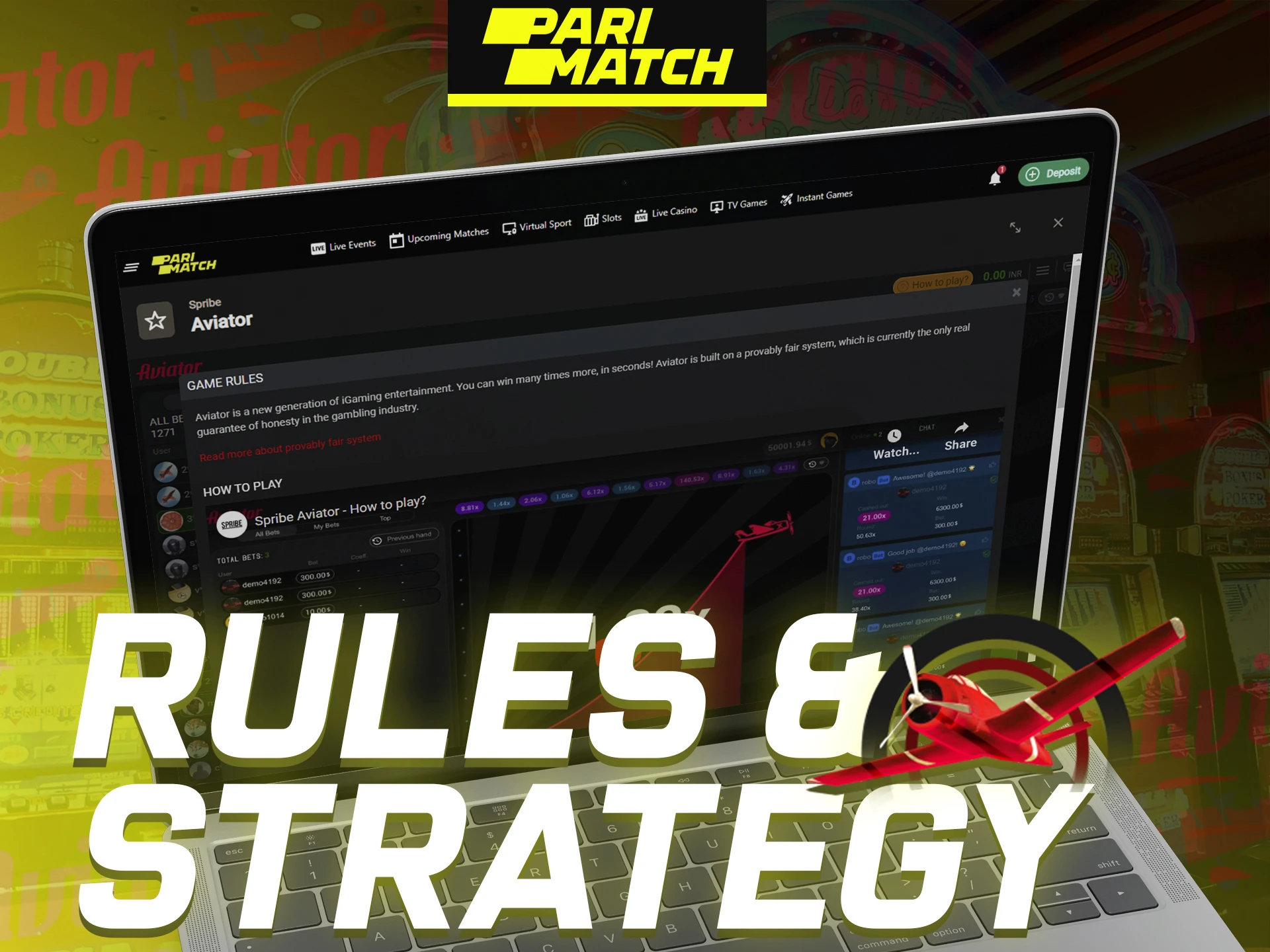 You can learn more about strategies to increase your chances to win in the Aviator game.