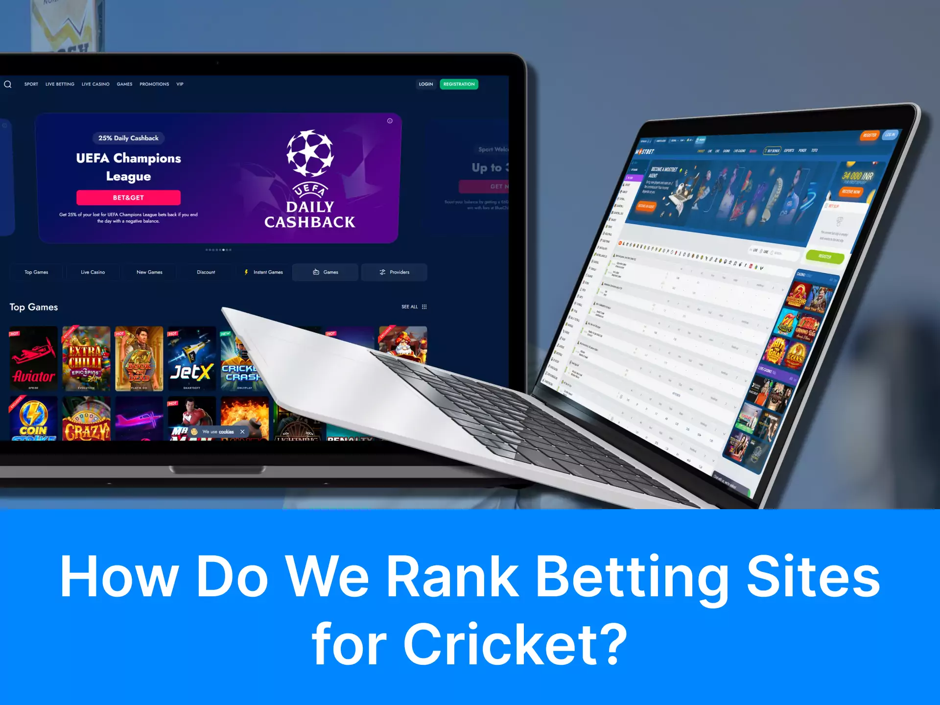 The principles by which the top cricket betting sites are ranked.